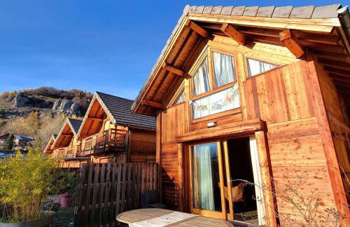 Chalet en bois 6 pers. avec terrasse Sud, lumineux et équipé, animaux admis – Saint-Michel-de-Chaillol - FR-1-393-12 - Foto 4
