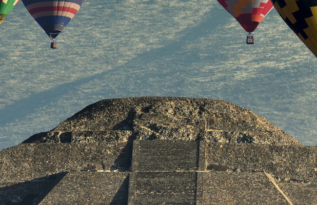 Teotihuacán Hot Air Balloon Ride from Mexico City + Tickets - Foto 7