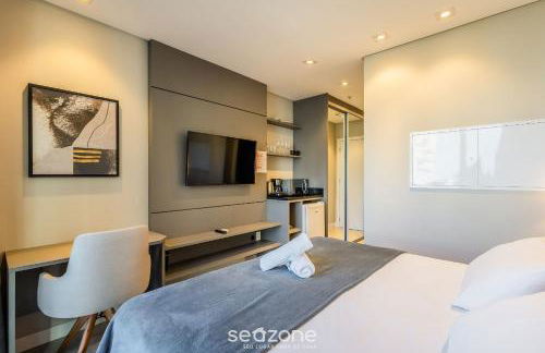 MHFA - Studios em Prédio Luxuoso com Vista Mar - Foto 18