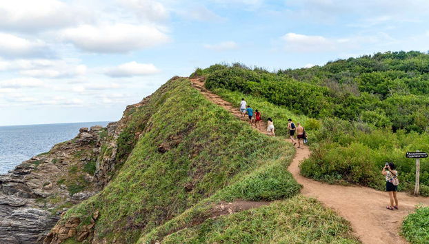 Subiendo a Punta Cometa