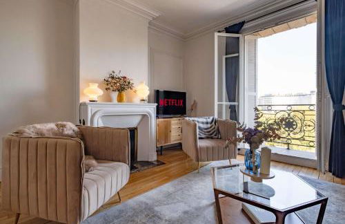 Luxury Flat Eiffel View 3BR 7 Guests - Foto 15