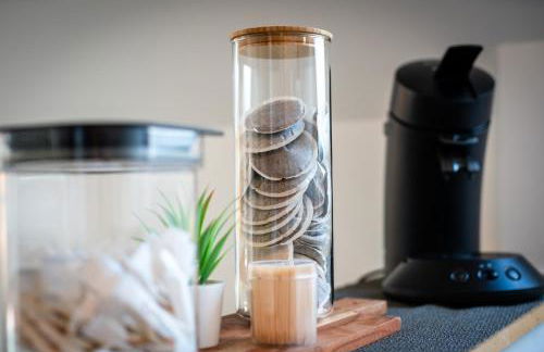 MOLA Apartments-Charmante Ferienwohnung im Herdecke Zentrum für 3 Personen-große Dachterrasse-Grill-Gratis Parken-WLAN - Foto 13