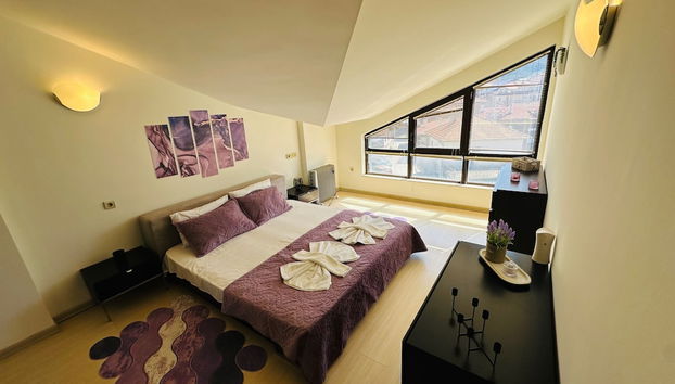 Central Art Apartment in Bansko With Mountain View - Foto 3, Habitación