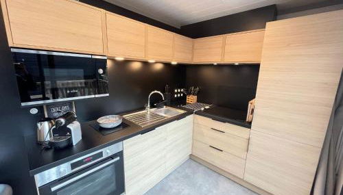 Cottage Jullouville Piscine Chauffée Accès Plage Baie du Mont Saint Michel - Foto 5, stove, dishwasher, pet friendly, toaster, minibar