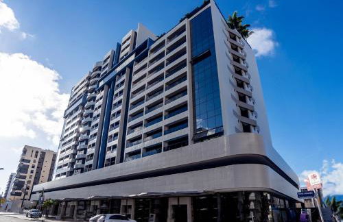 Time Apto 410 Quarto Sala Luxo Conforto na Praia Ponta Verde - Foto 58