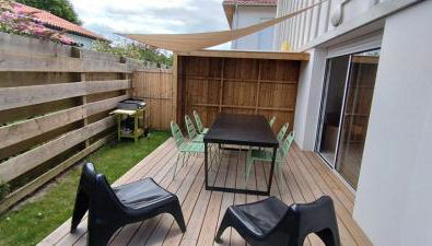 Maison près des plages Cap de l'Homy et Contis 2 vélos disponibles - Foto 3, Garden, Garden view