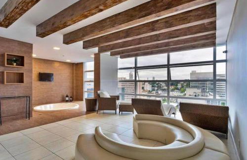 Apto 1405 com Piscina e Academia 2 Quartos Ar Condicionado no Centro Cívico com Garagem - Foto 18