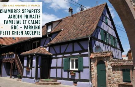 Gîte Marcel et Marianne jardin et parking privatifs - Foto 1