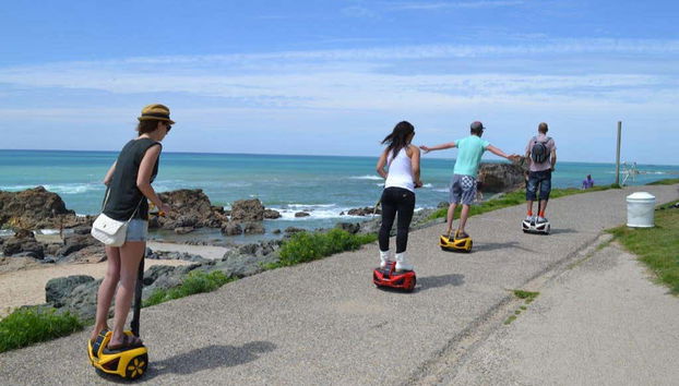 En segway por el litoral de Biarritz