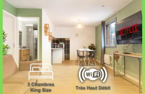 Cozy - 3 Chambres - Netflix - Kitchenette - Le Montesquieu - Foto 1