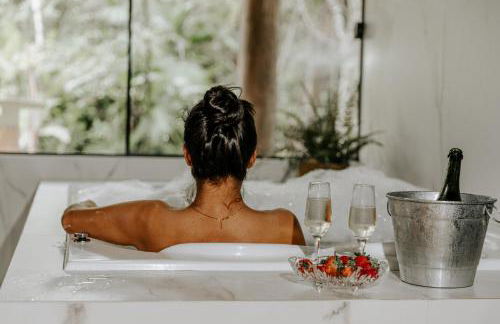 Chalé Canadense com Hidromassagem Pousada Índios Koroados - Foto 51