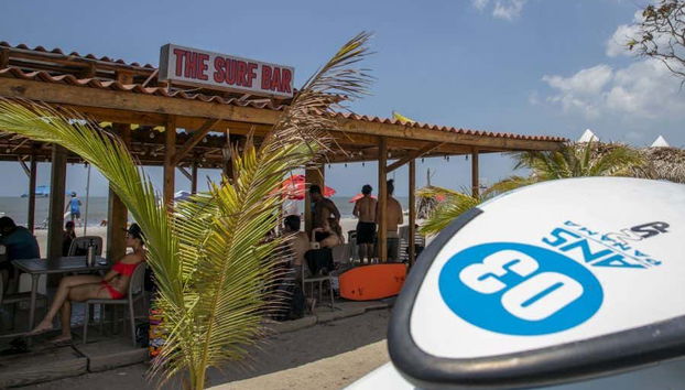 Tavola da surf per il corso