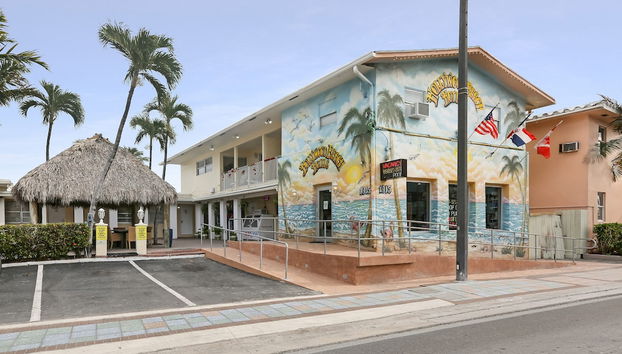 Mostrador de check-in y check-out