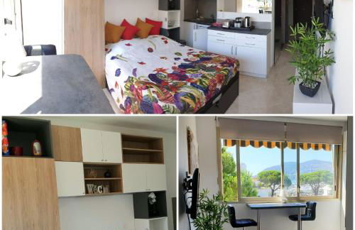 Garden and beach sea view apartment Cannes - Foto 2