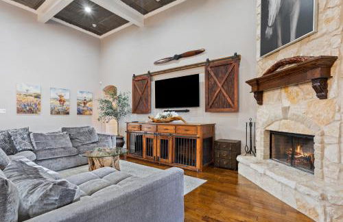 Noble Prairie Lux Estate Pool Spa Garden Venue Fireplace Themed Rooms - Foto 26