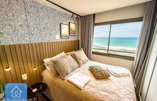 Studio Lindo e Finamente Decorado com Vista Mar - Foto 1