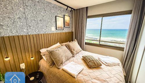 Studio Lindo e Finamente Decorado com Vista Mar - Foto 1