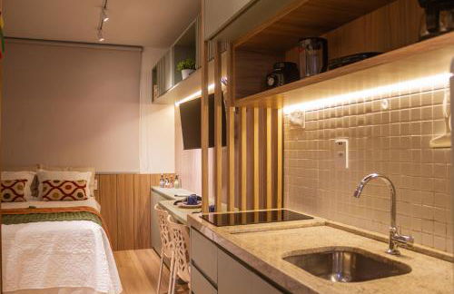 Flat 16 Frente Mar - Lindo e Confortável - STS - Salvador Temporada Studio - Foto 31