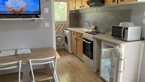 F1 noir/anis, avec terrasse couverte et jardin (E) - Foto 5