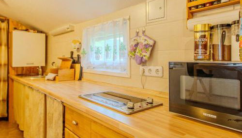 Blockhäusl am Jonsberg - Foto 5, towels, stove, storage