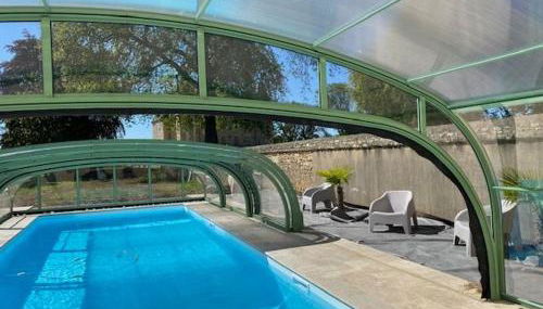 Maison de charme avec piscine couverte, vélos, barque et coin pêche, proche Châteauroux et George Sand - FR-1-591-168 - Foto 4