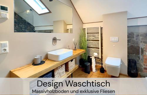 HexenburgbeiDresden 2 Zimmer Architektenwohnung mit eigener Sauna, Whirlwanne und Kamin - Nähe Sächsische Schweiz Dresden - Foto 20