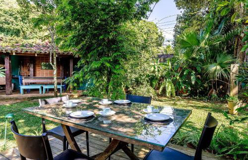 Casa dos Pássaros na areia a 20m da Praia da Baleia com 3 suítes e 1 dorm com ar condicionado, wifi, smart tv, cozinha completa e churrasqueira - Foto 55