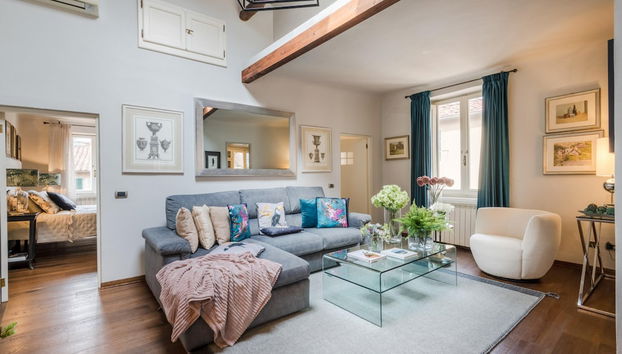 ClockTower Penthouse, 4th floor apartment with Terrace Lucca - Foto 3, Habitación