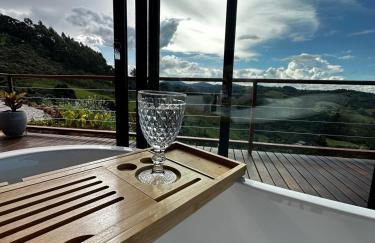 Cabana Nórdica com Maravilhosa Vista da Serra - Foto 17