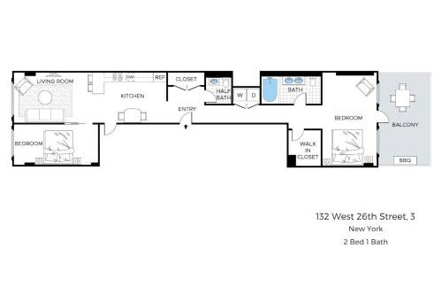 Modern 2BR Terrace WD & Elevator in NoMad - Foto 12