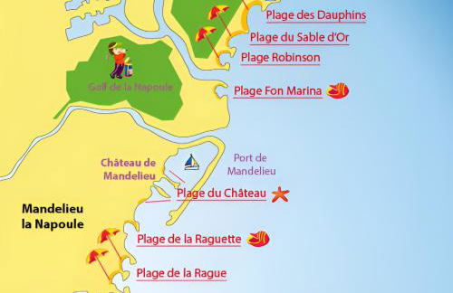 Ginkgo Studio - piscine, proche de la mer, Golf, WIFI - Foto 24