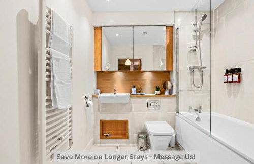 Modern 3-Bed Penthouse with Terrace & Gym, Near Canary Wharf, Weekly deals - Foto 4