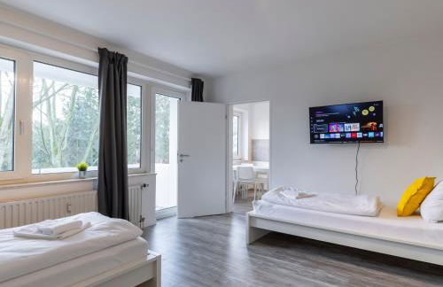 BudgetRoom Modernes Apartment mit 3 Schlafzimmern - Foto 3