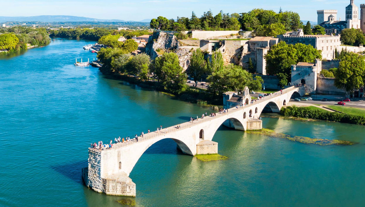 Pont du Gard, Les Baux, Aviñón y Châteauneuf du Pape