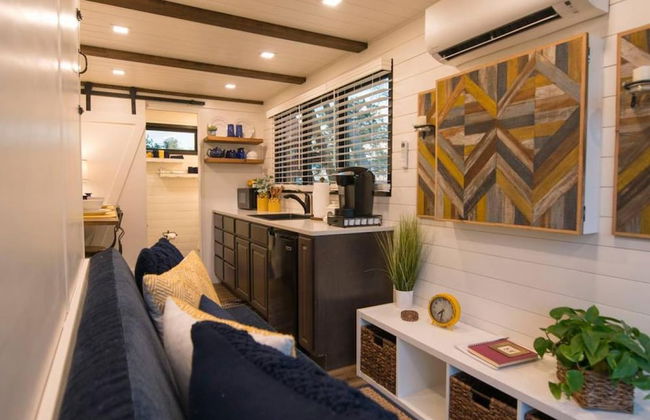 Yellow Blue Elegant Container Tiny House - Foto 5