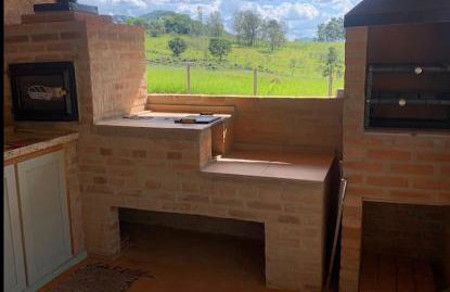 Casa de Campo Paraibuna com Lareira e Fogo de chão - Foto 42