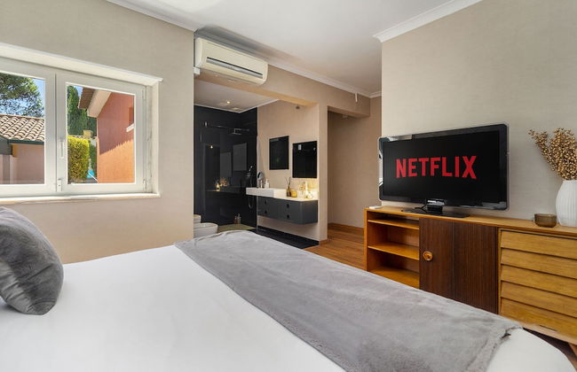 Poolside Paradise: Your Dream Retreat In Cascais W/ S-Pool, Gym And Parking - Foto 5