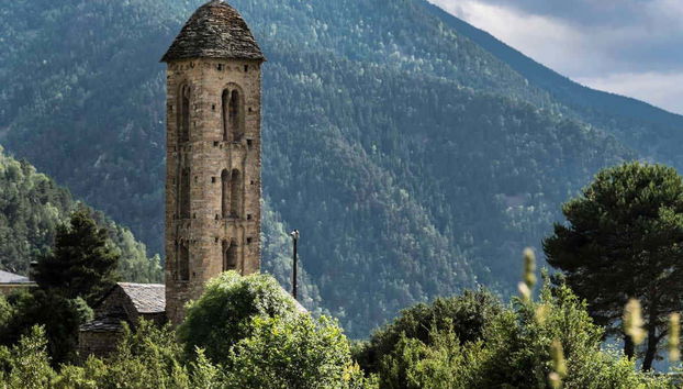 Bell tower of the Church of Sant Miquel d’Engolasters
