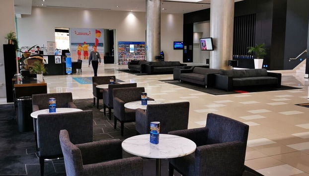 Zona de estar del vestíbulo