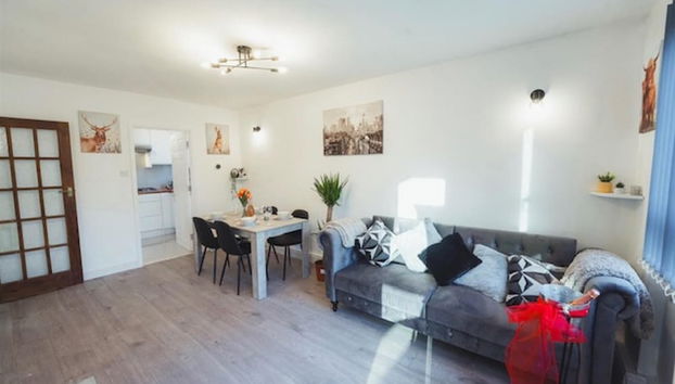 1 Bed-park View-balcony-wifi-pet Friendly - Foto 4, Zona de estar