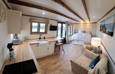 Ty Beti at Gorlan yr Efail Shepherds Hut with Private Hot Tub - Foto 31