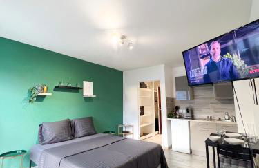 Studio Le Maréchal - Près frontière et Netflix - Foto 3