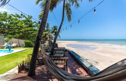 Paraíso de Tabuba - casa de aluguel por temporada - 32km de Maceió-AL - Pé na areia - 24h de Frente para o mar - Photo 2