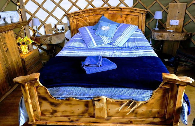 Bembridge Harbour Yurt - Log Burner - Wifi - Foto 4