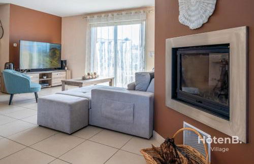 "Les Lièvres" House Air-conditioned Relaxation Oasis with Pool & Jacuzzi - Foto 25