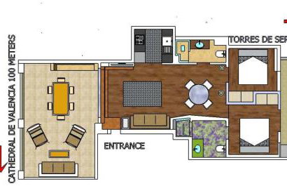FLORIT FLATS - CENTER 2BR 2BA ATTIC TERRACE VIEW WIFi AC - Photo 44