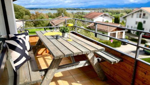 Belisima Apartments I Ferienwohnung Rimsting - Krautinsel I Chiemsee I Modern mit Seeblick I 2 Balkone I 2 Schalfzimmer I Waschmaschine I Parkplatz I Nähe Bäcker - Foto 3