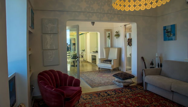 Zona de estar del vestíbulo