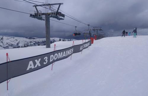 Studio 4 personnes au pied des piste plateau de Bonascre - Ax 3 domaines Eté Hiver - Foto 12