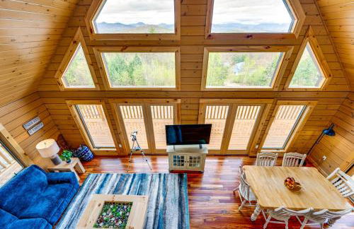 Mtn-View Deck Scenic Conway Log Cabin! - Foto 17